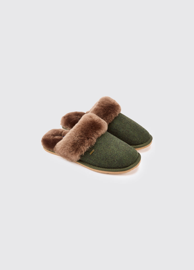 Mullingar Women’s mule slippers - Olive