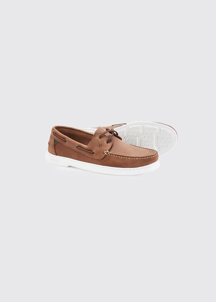 Oceania Mens dubarrylite™ Two Eye-Tie Moccasin - Chestnut