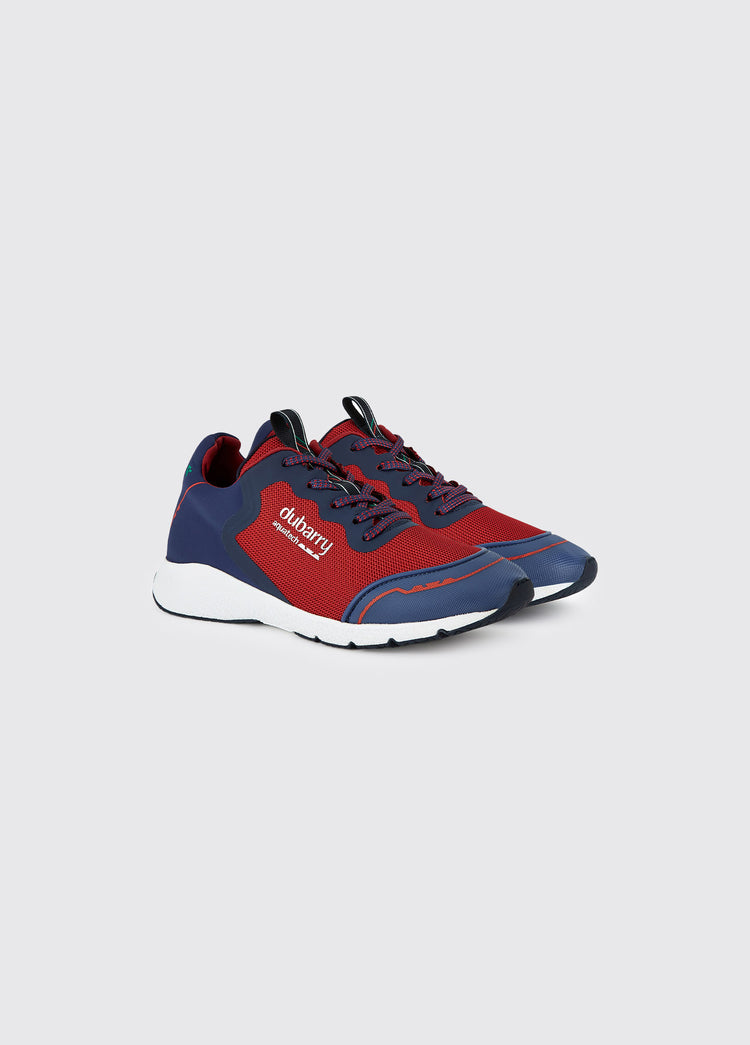 Palma Lightweight Laced Trainer - Red Multi