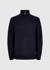 Power Men's Zip neck sweater - Navy