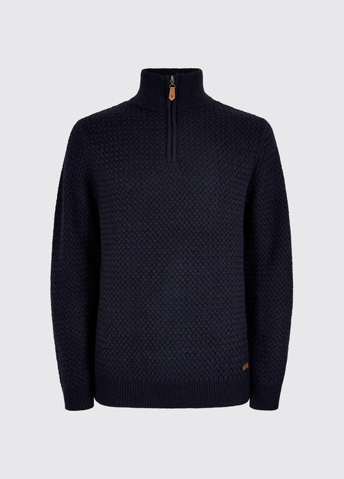 Power Men's Zip neck sweater - Navy