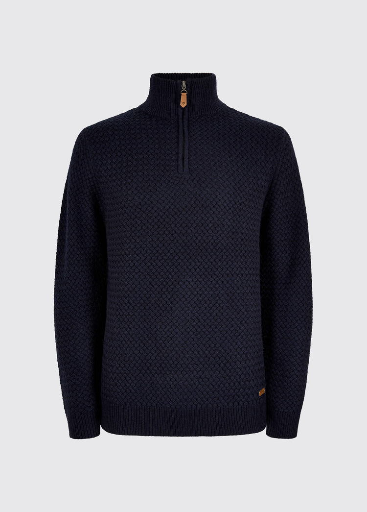 Power Men's Zip neck sweater - Navy