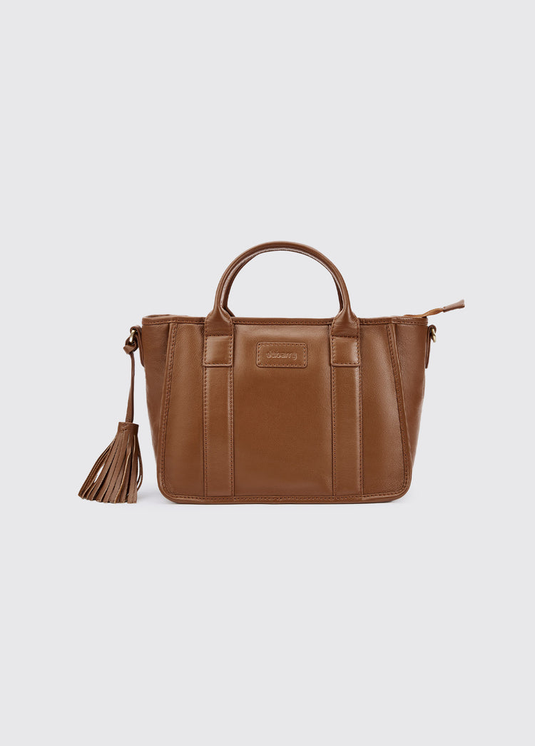 Ramelton Medium Size Leather Handbag - Caramel