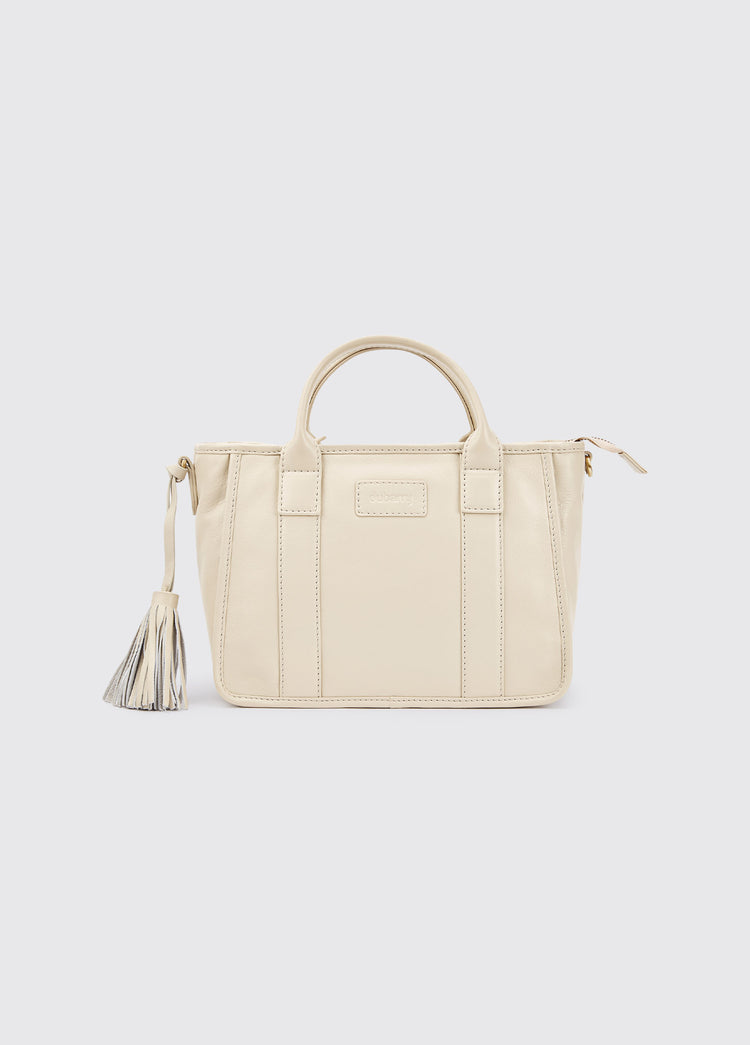 Ramelton Medium Size Leather Handbag - Oyster