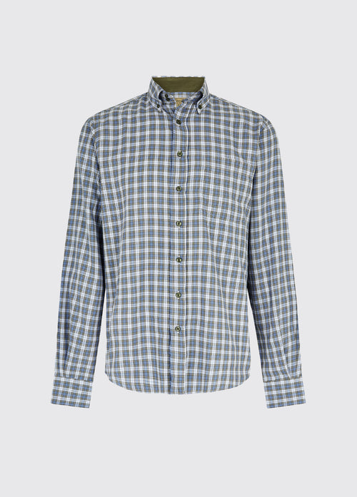 Richmond Mens Button Down Shirt - Dusky Green