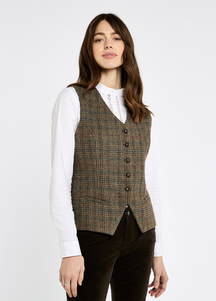 Robinswood Women’s tweed waistcoat- Kelty Glen