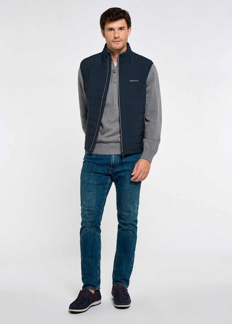 Solent Lightweight men’s hybrid gilet - Navy