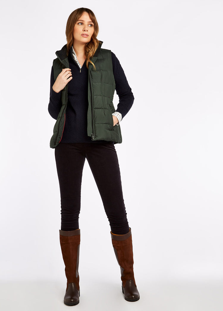 Spiddal Quilted Gilet - Spruce
