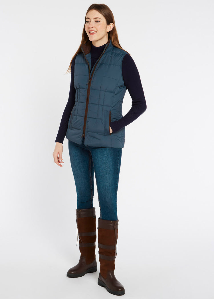 Spiddal Quilted Gilet - Steel