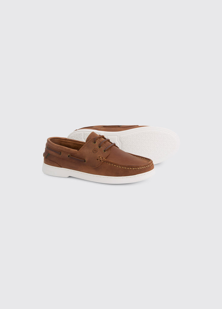 Tavira Men's dubarrylite™ Three Eye-Tie Moccasin - Chestnut