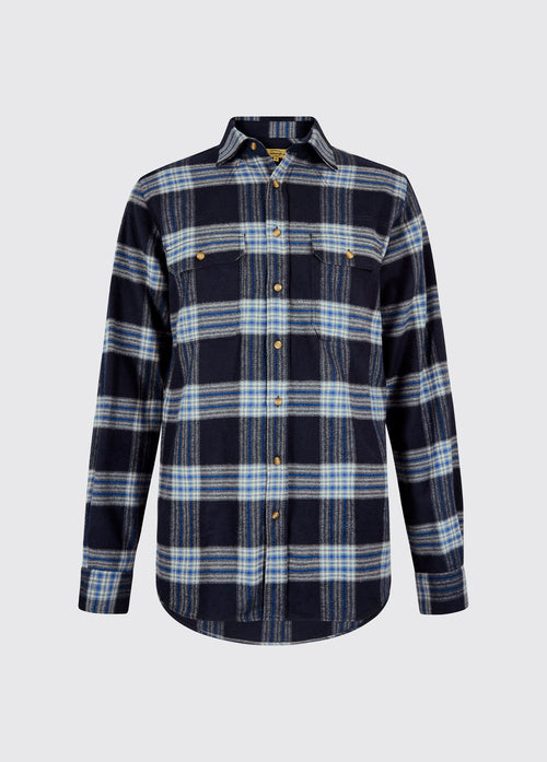 Townley Men’s hunting check shirt - Indigo