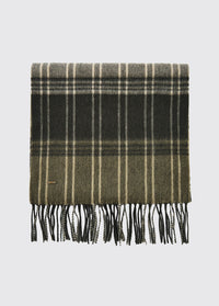 Gleneagle Wool Scarf - Olive