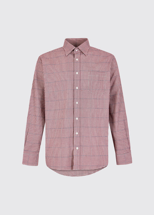 Whitegate Mens Button Down Shirt - Merlot