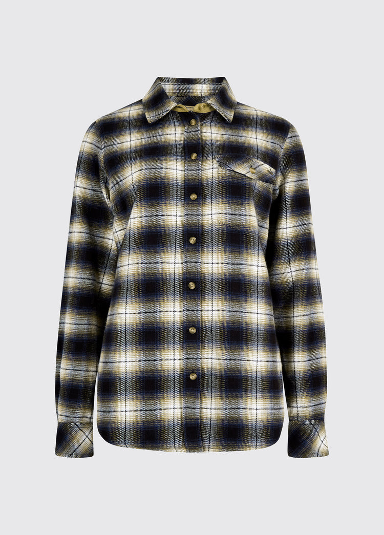 Wildprivet Women’s hunting check shirt - Navy
