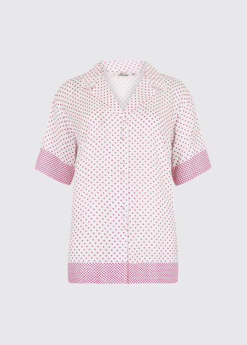 Wisteria Ladies Short Sleeved Shirt - Orchid