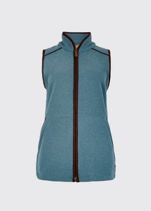 Carbury Fleece Gilet - Indigo