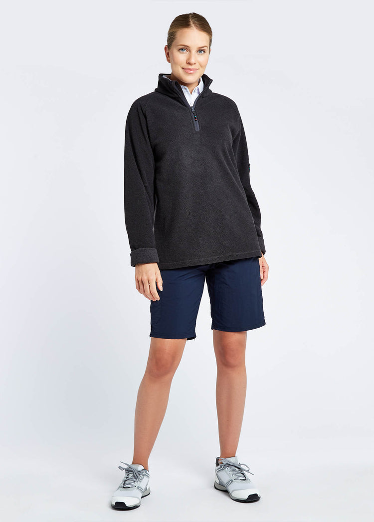 Monaco Ladies Quarter-zip Fleece - Graphite