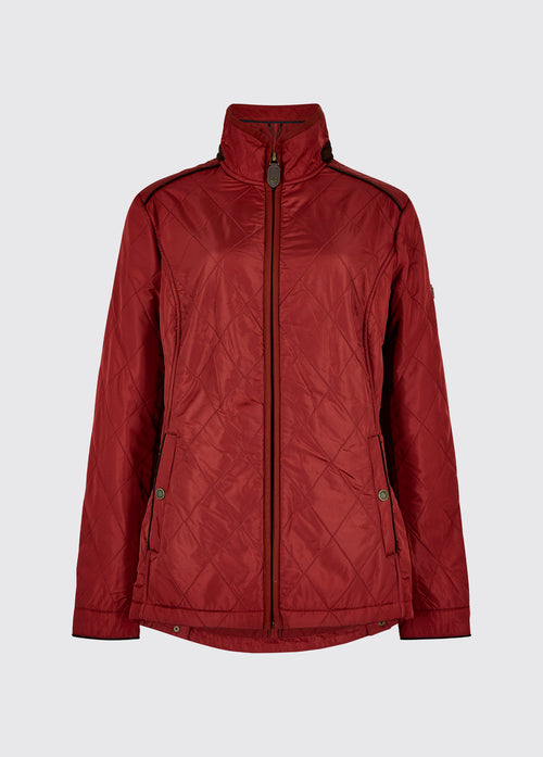 Glenfarne Women's Quilted Jacket - Red Pepper
