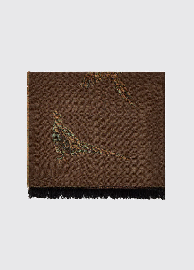 Birchdale Wool Stole - Bourbon