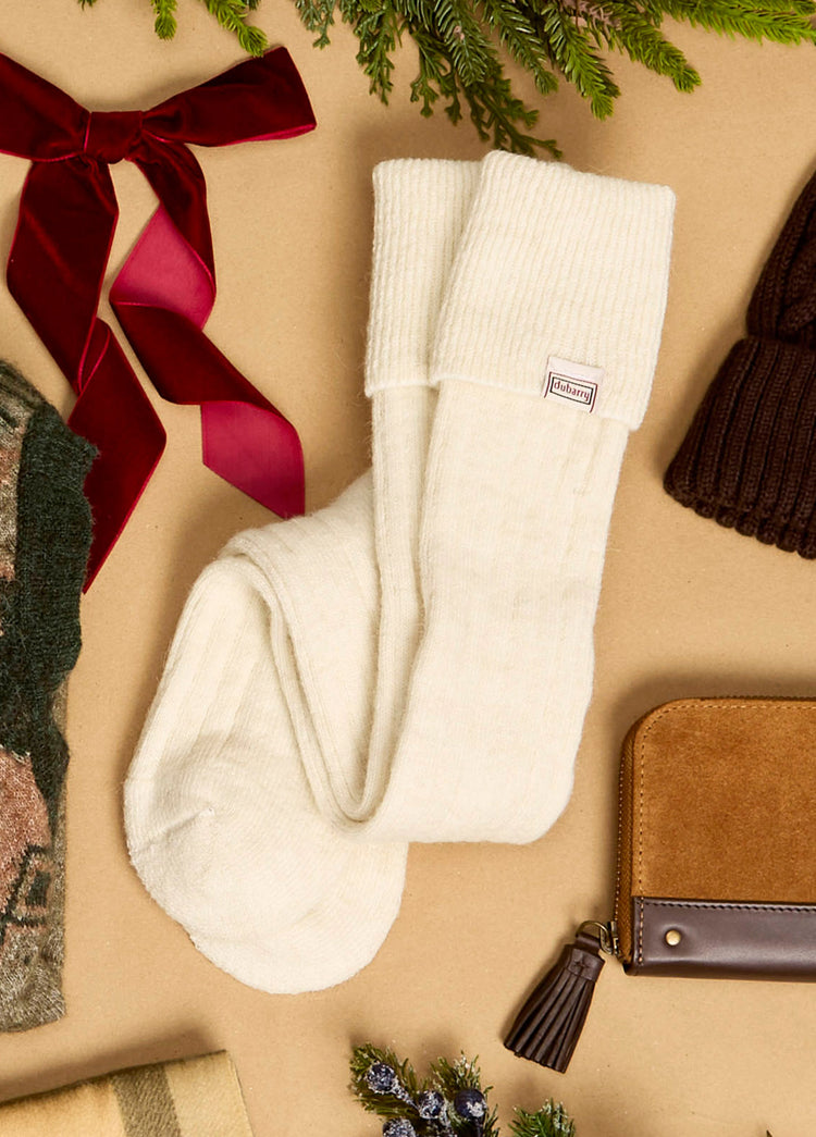 Alpaca Socks - Cream